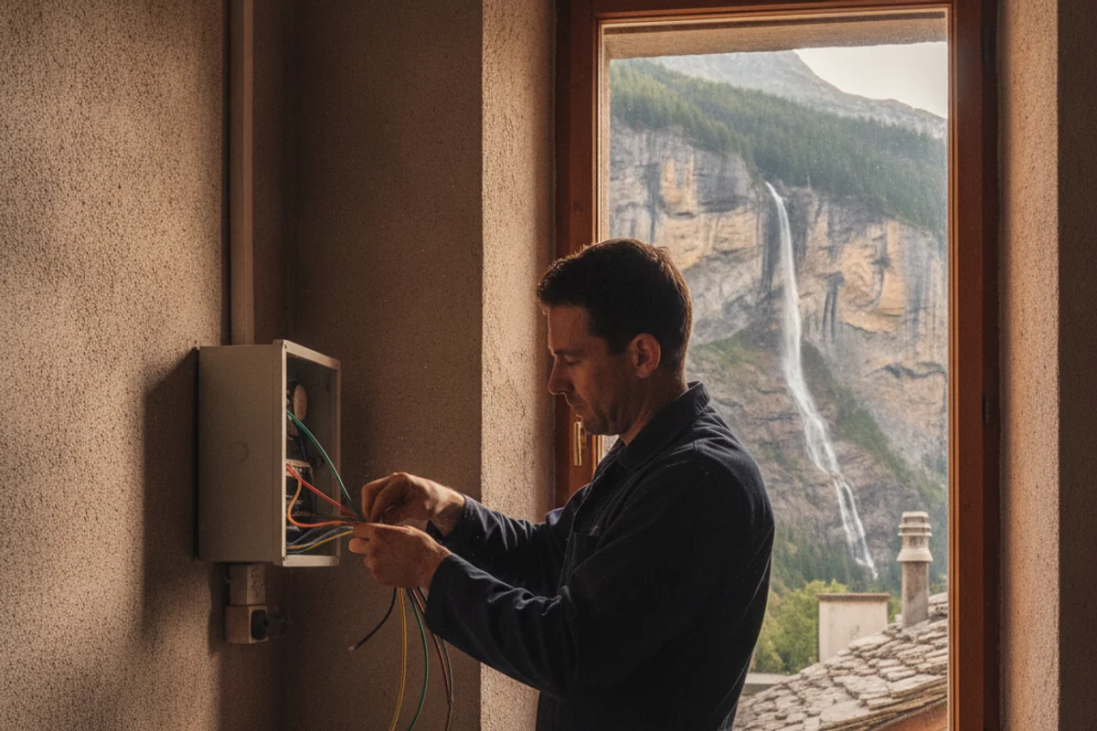 Électricien Martigny intervenant à Vernayaz